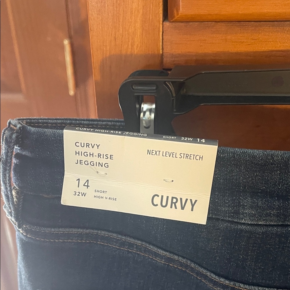 American Eagle Outfitters Curvy High-Rise Jegging - Dark Blue